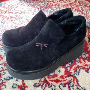 Vintage Platform Sketchers w/ Dragonfly